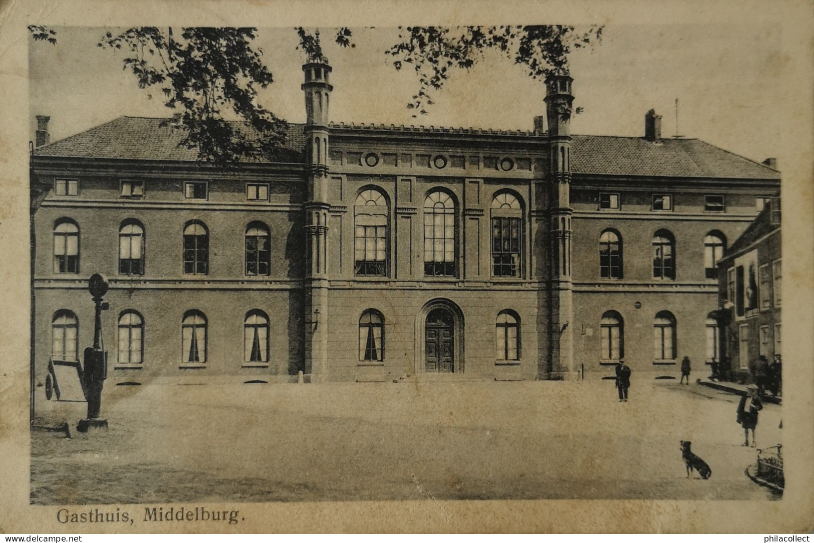 Middelburg (Zld.) Gasthuis 1935 Vlekkig - Middelburg