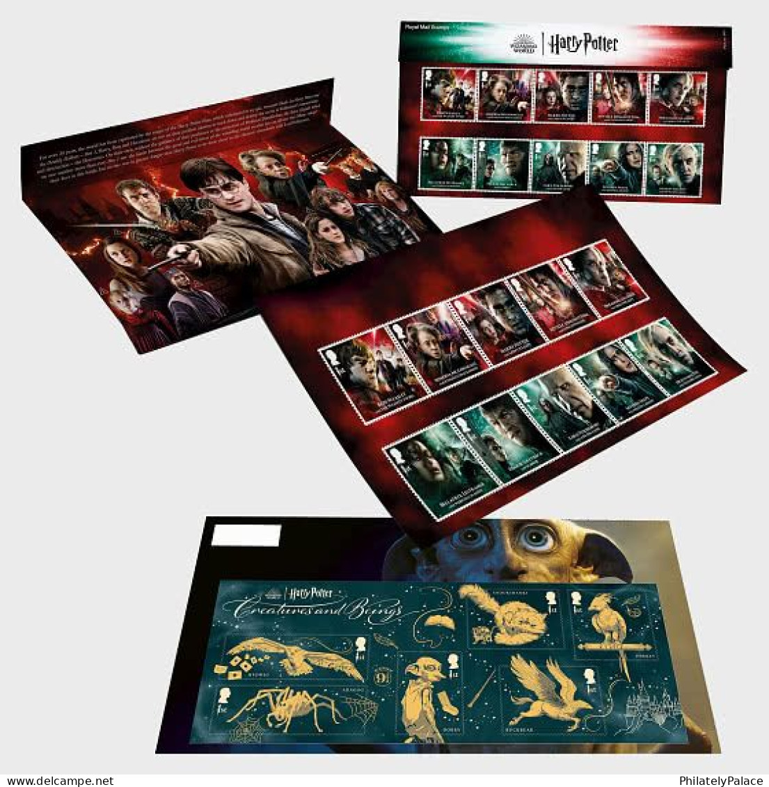 Great Britain GB UK 2023 Harry Potter, Movie,Film,Book, Creatures And Beings, Presentation Pack MNH Set (**) - Non Classés