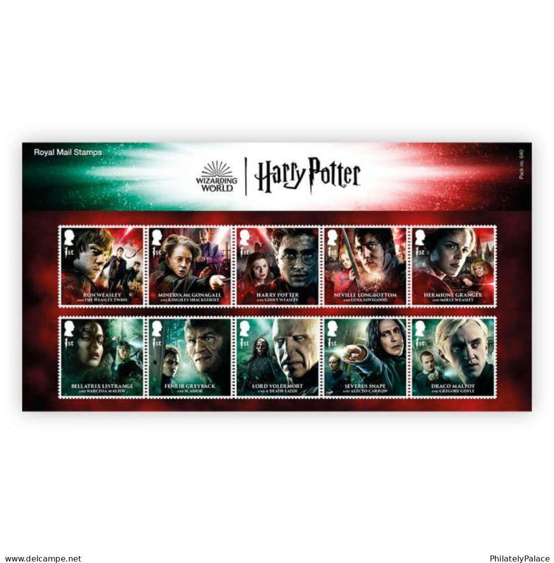 Great Britain GB UK 2023 Harry Potter, Movie,Film,Book, Creatures And Beings, Presentation Pack MNH Set (**) - Ohne Zuordnung