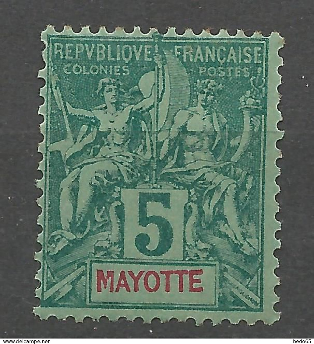 MAYOTTE N° 4 NEUF* LEGERE TRACE DE CHARNIERE  / Hinge  / MH - Unused Stamps