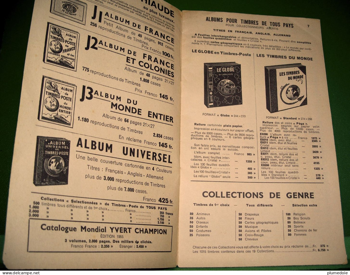 PHILATELIE OPUSCULE CATALOGUE EDITIONS THIAUDE . PRIX COURANT 1955  TIMBRES ALBUMS CLASSEURS DIVERS . MATERIEL - Auktionskataloge