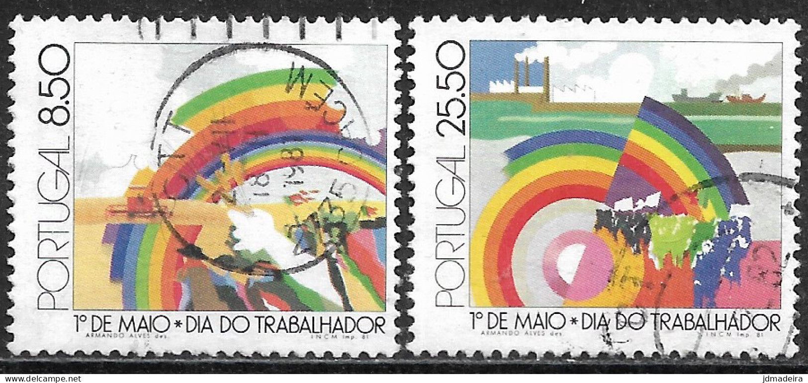 Portugal – 1981 Workers Day Used Set - Gebraucht