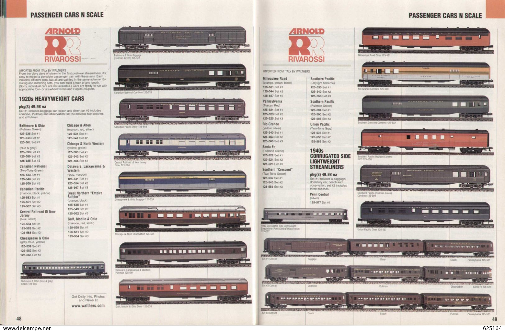 Catalogue WALTHERS 2004 - N & Z Gauge MODEL RAILROAD REFERENCE BOOK - Inglés