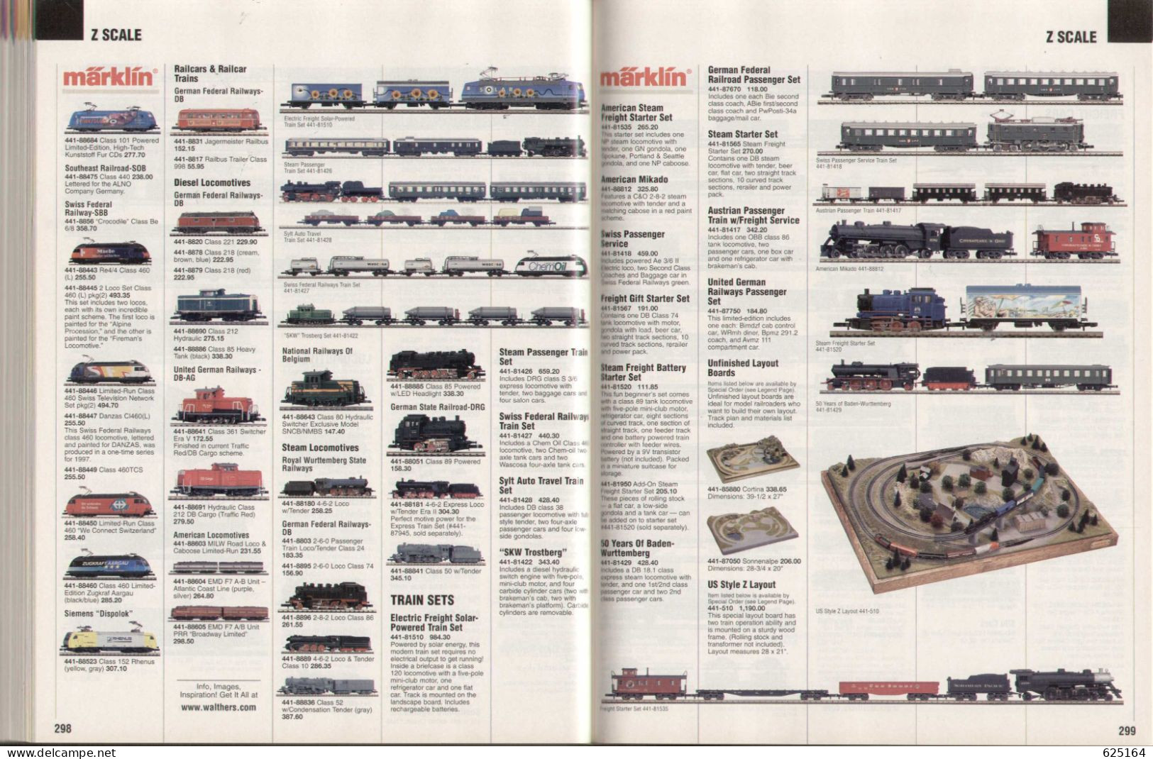 catalogue WALTHERS 2004 - N & Z Gauge MODEL RAILROAD REFERENCE BOOK