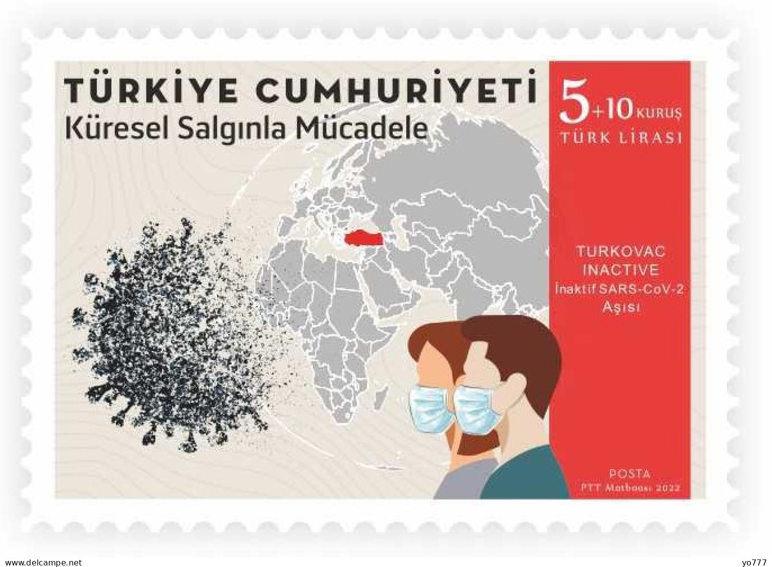 (4589) COMBATING THE GLOBAL PANDEMIC COVID-19 MNH** - Nuovi
