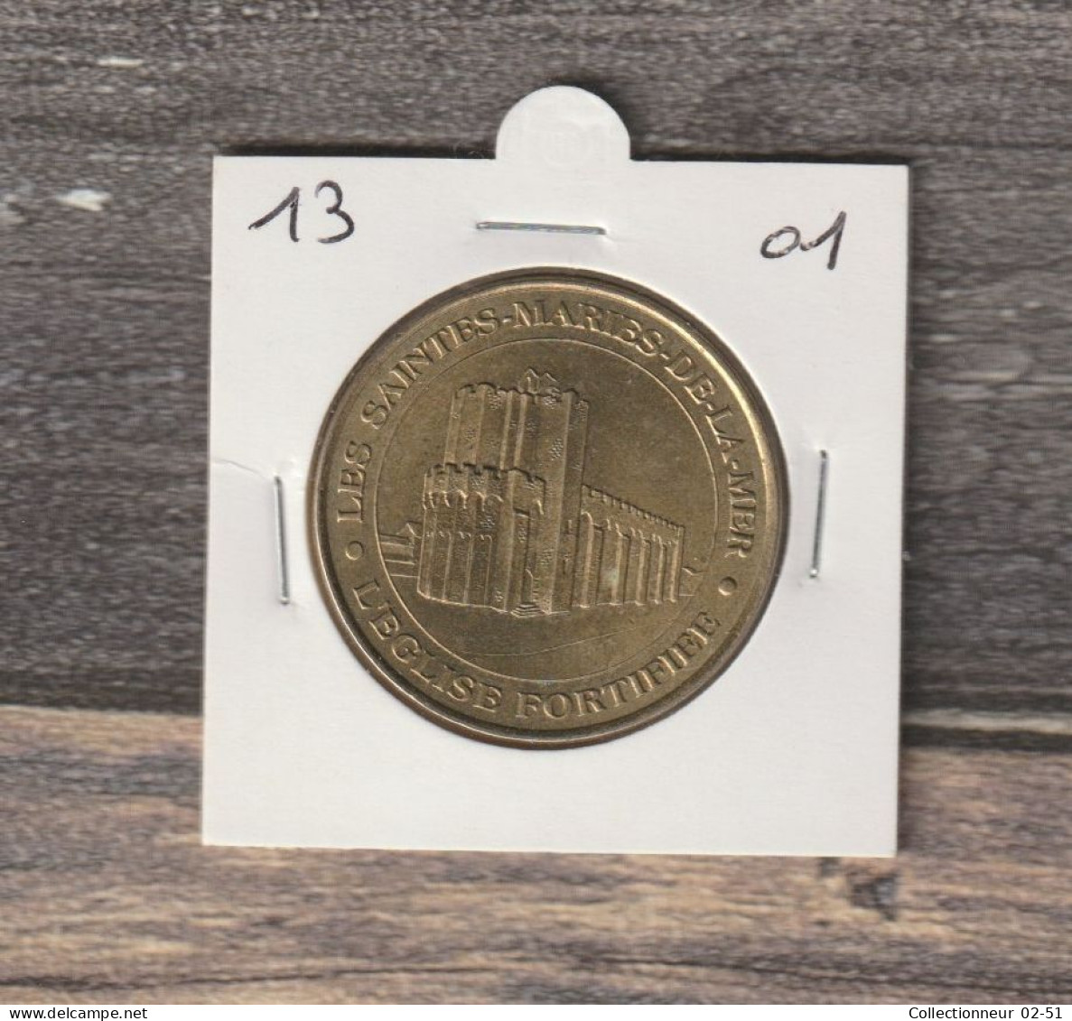 Monnaie De Paris : Les Saintes-Marie-de-la-mer - L'Eglise Fortifiée - 2001 - 2001