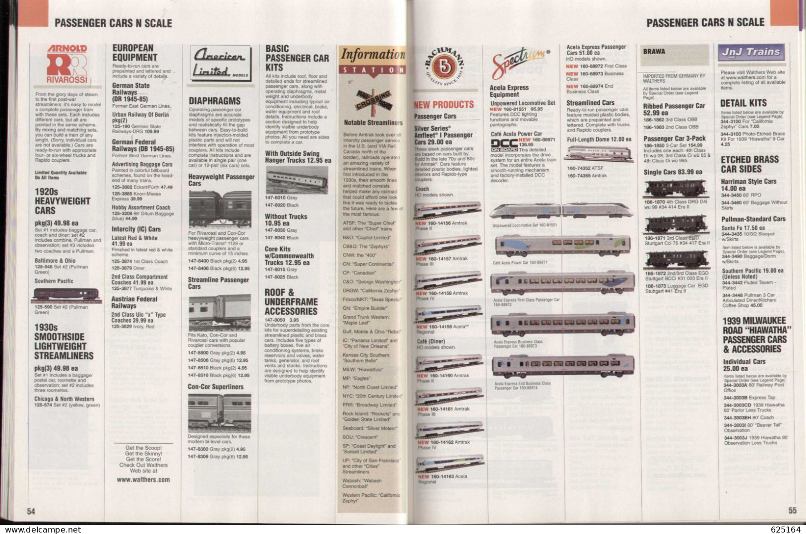 Catalogue WALTHERS 2006 - N & Z Gauge MODEL RAILROAD REFERENCE BOOK - Anglais