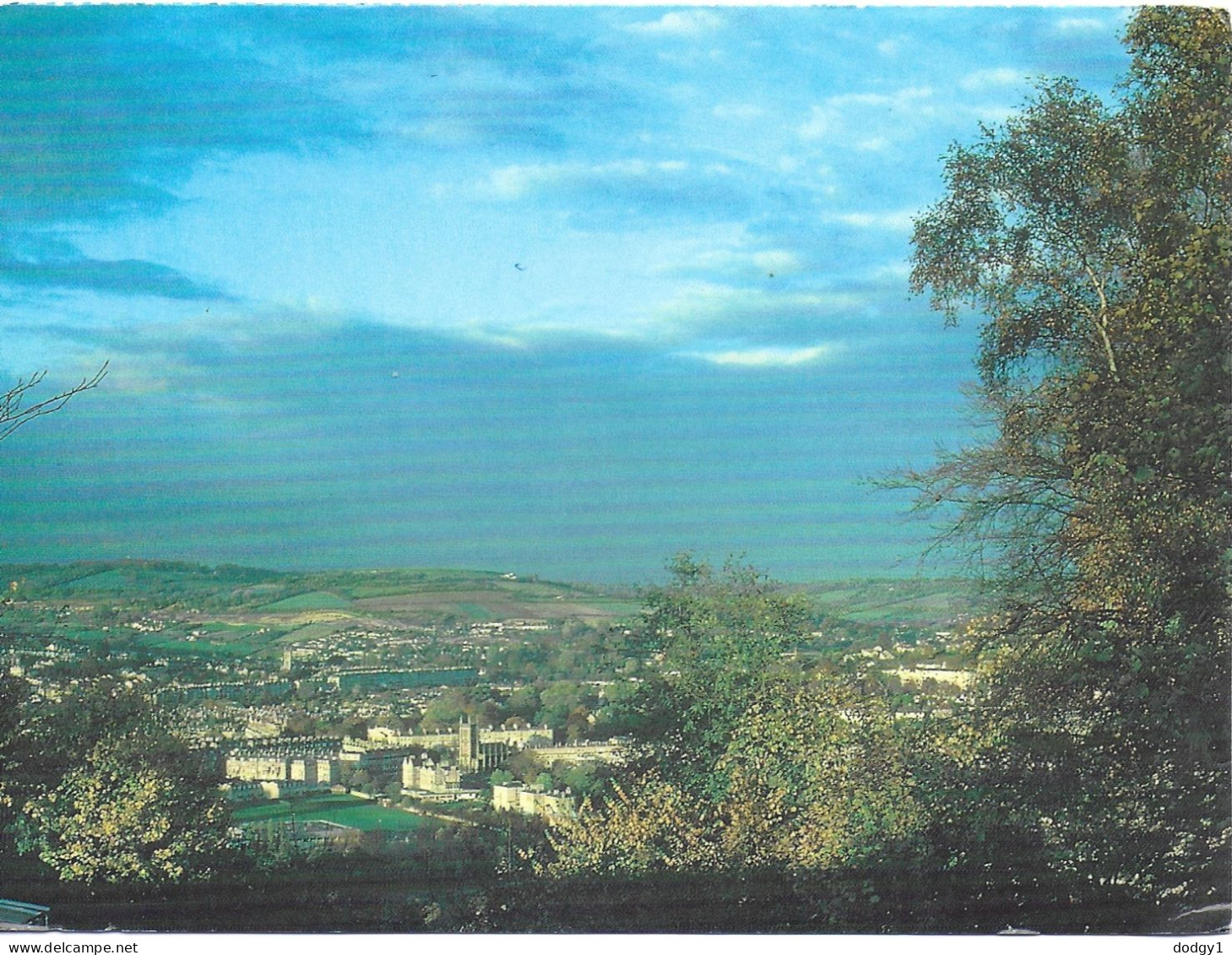 BATH FROM BEECHEN CLIFF, BATH, SOMERSET, ENGLAND. UNUSED POSTCARD   Fq4 - Bath