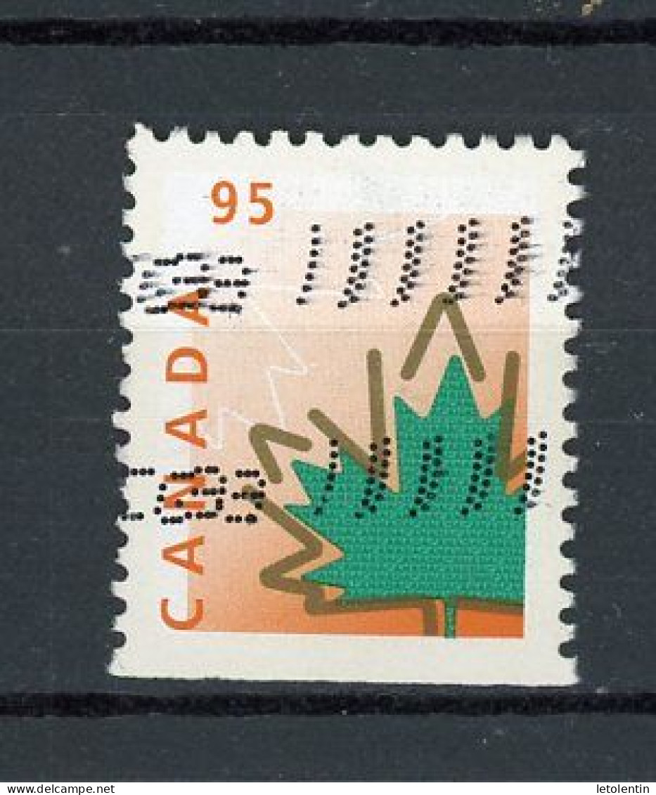 CANADA - FEUILLE - N° Yvert 1629a Obli. - Oblitérés