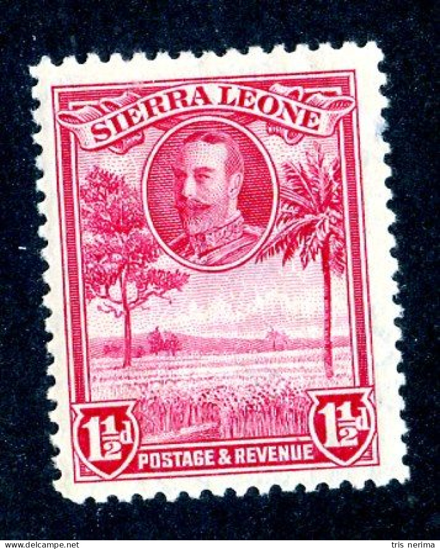 7083 BCx 1932 Scott #142 Mlh* ( Cv$0.80 )  LOWER BIDS 20% OFF - Sierra Leone (...-1960)