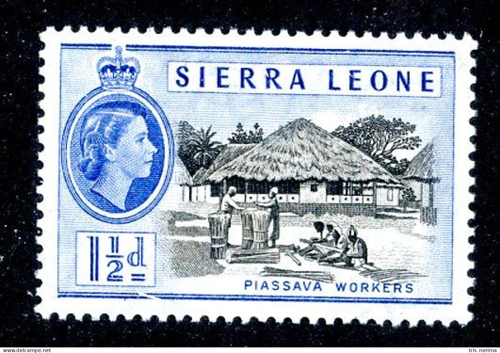 7088 BCx 1956 Scott #197 Mnh** ( Cv$1.90 )  LOWER BIDS 20% OFF - Sierra Leone (...-1960)