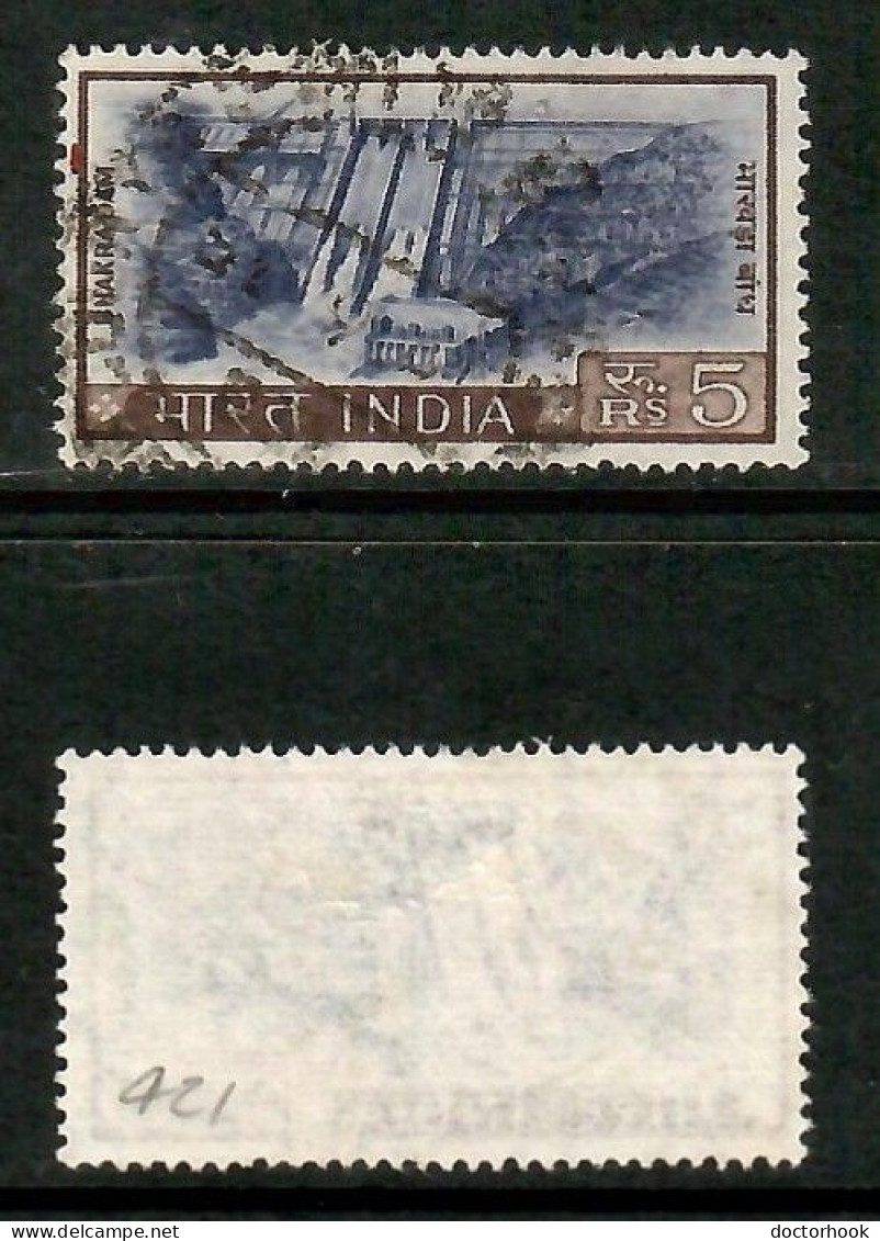 INDIA   Scott # 421 USED (CONDITION AS PER SCAN) (Stamp Scan # 991-4) - Used Stamps