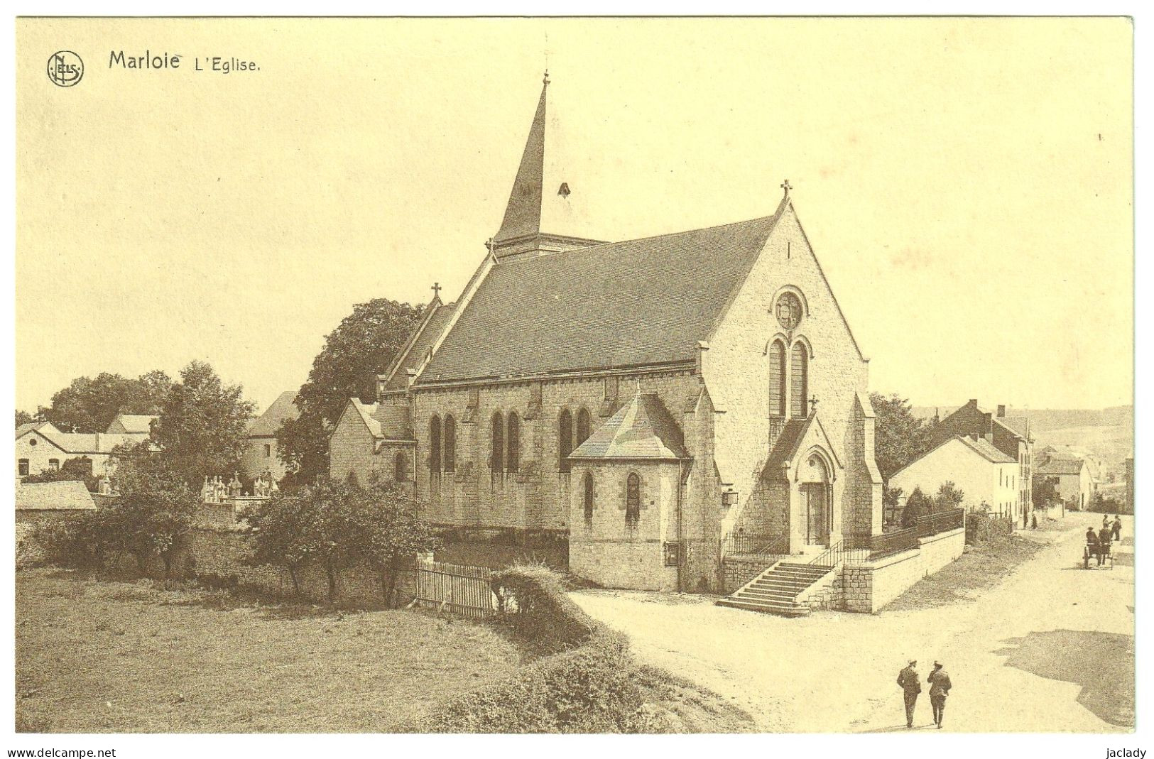 Marloie -- L' Eglise.    (2 Scans) - Marche-en-Famenne