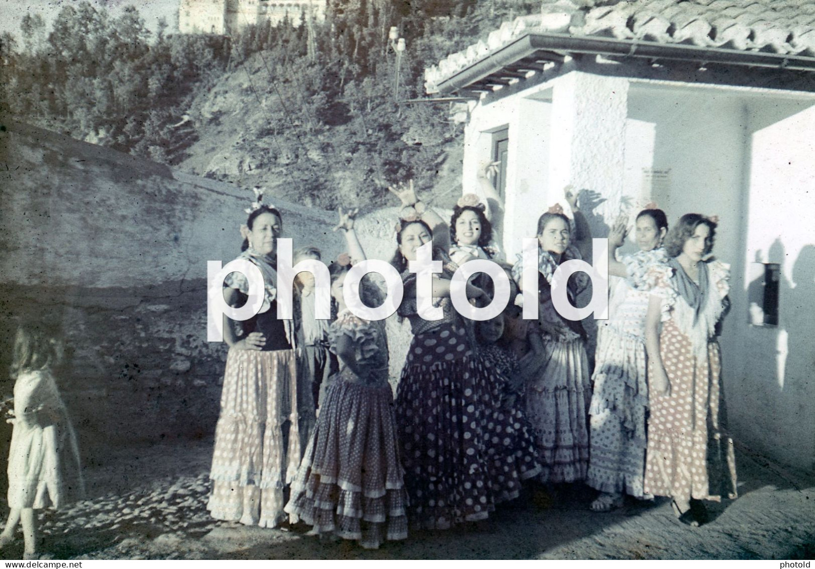 1949 GITANA GITANAS GIPSY GYPSIES GITANS ANDALUCIA ESPANA SPAIN 35mm AMATEUR  DIAPOSITIVE SLIDE NO PHOTO FOTO NB2799 - Diapositives