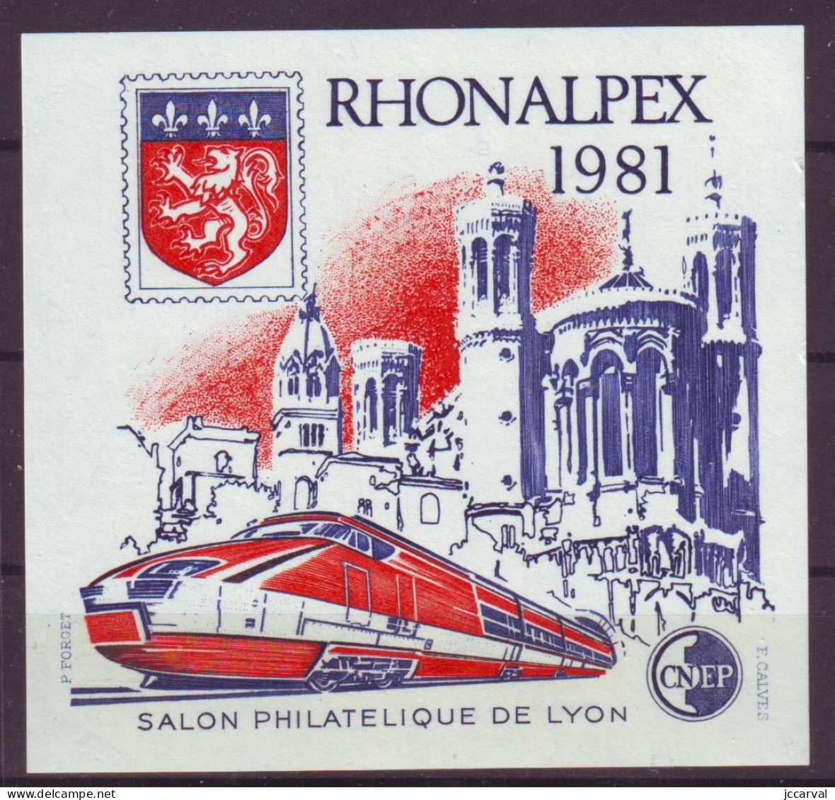 Bloc CNEP Neuf **  1981 Rhonalpex - TGV - CNEP