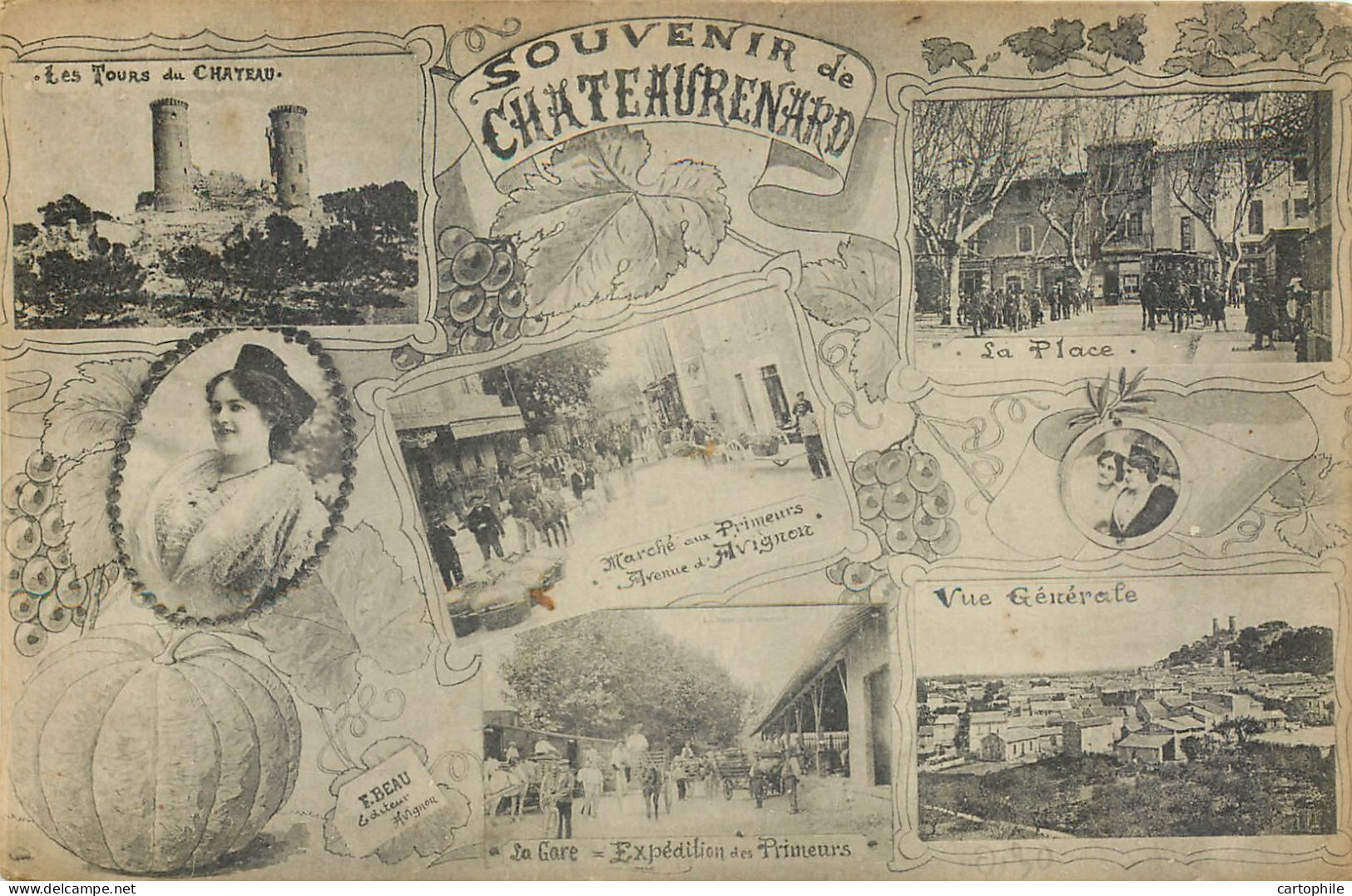 13 - CHATEAURENARD - Souvenir Multivues En FM 1916 - Chateaurenard