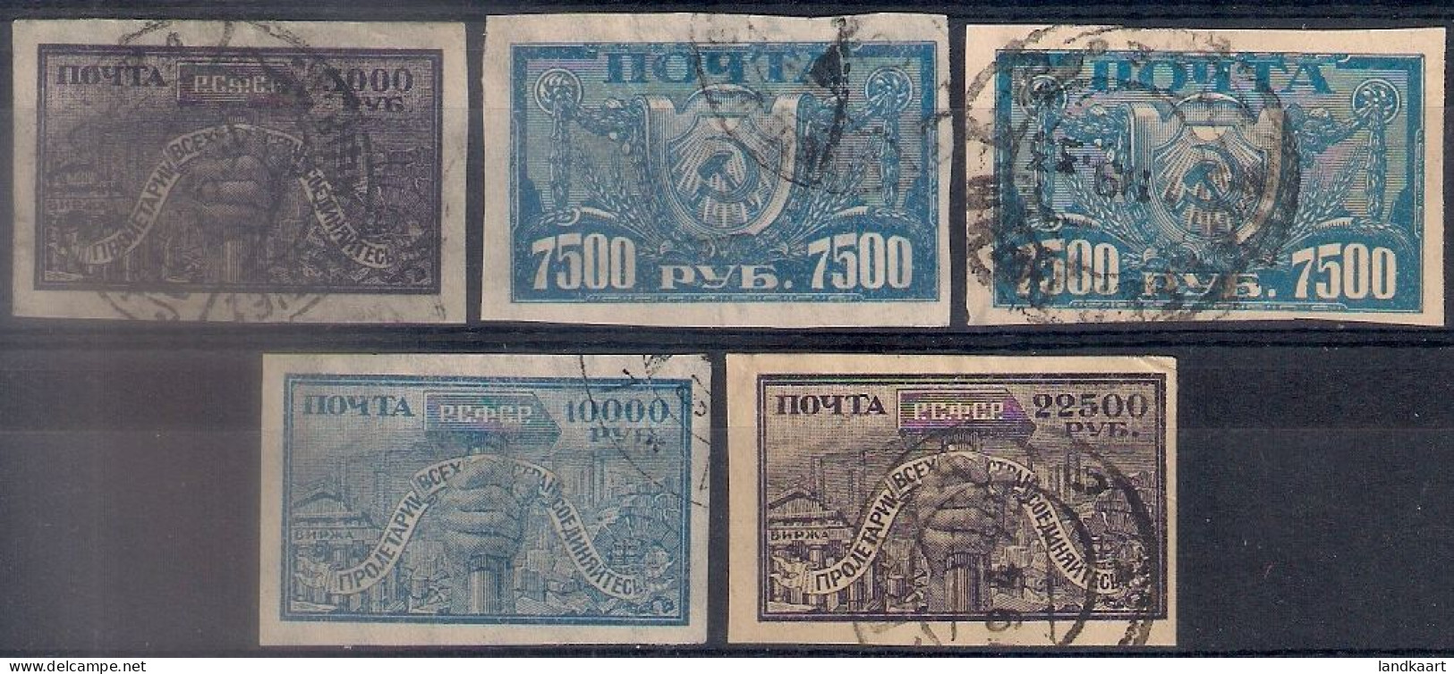 Russia 1922, Michel Nr 177-80, Used - Used Stamps