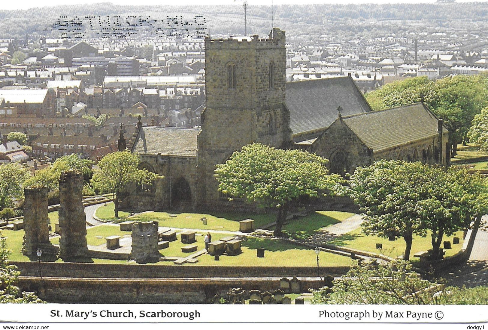 ST. MARY'S CHURCH, SCARBOROUGH, YORKSHIRE, ENGLAND. USED POSTCARD   R1 - Scarborough