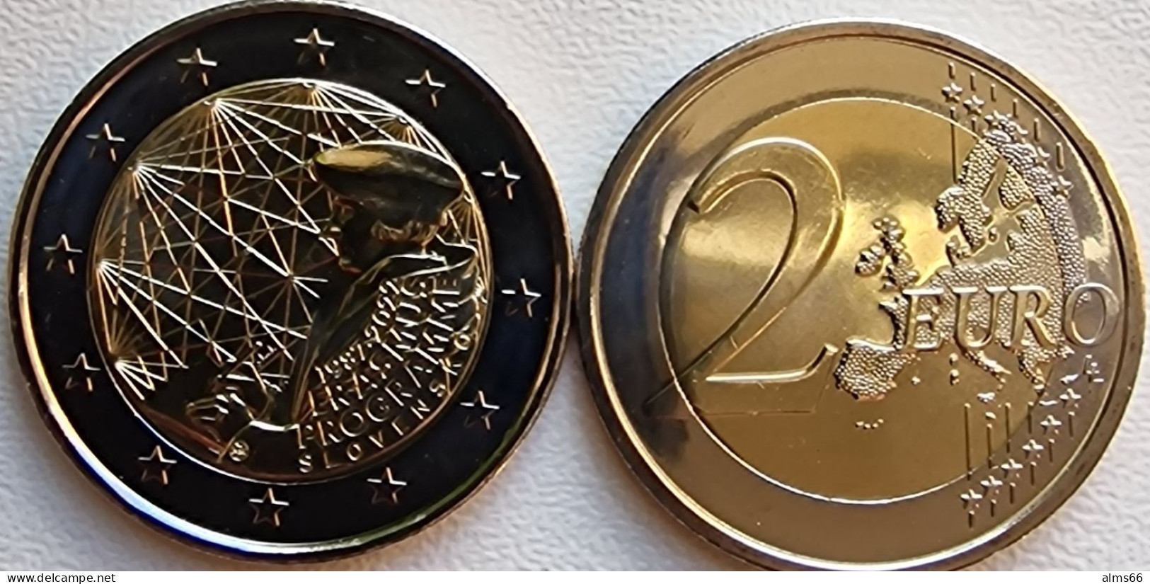 Slovakia 2 Euro 2022 UNC < Erasmus > - Slowakei