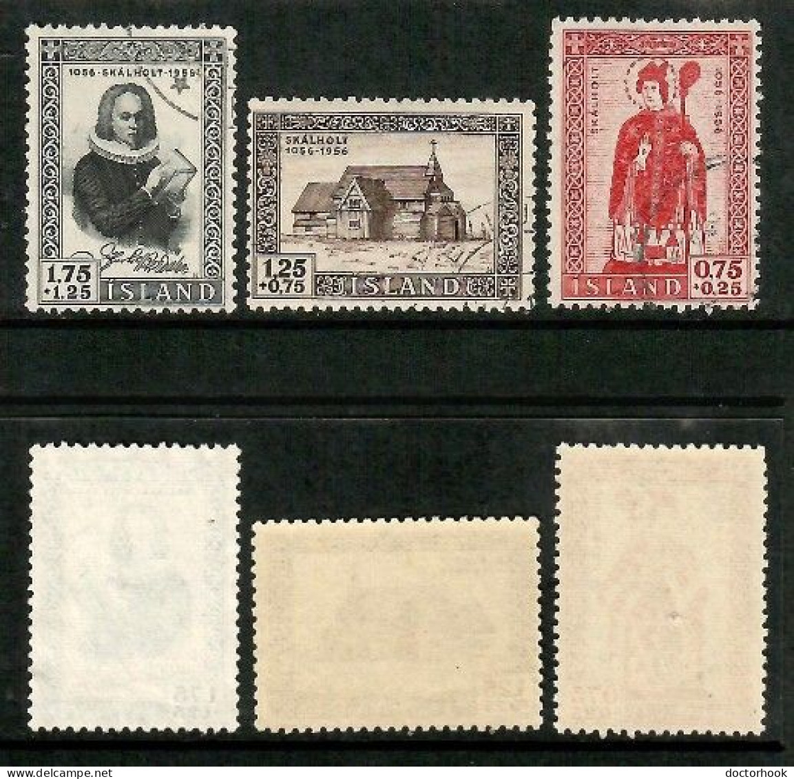 ICELAND   Scott # B 14-6 USED (CONDITION AS PER SCAN) (Stamp Scan # 991-12) - Gebruikt