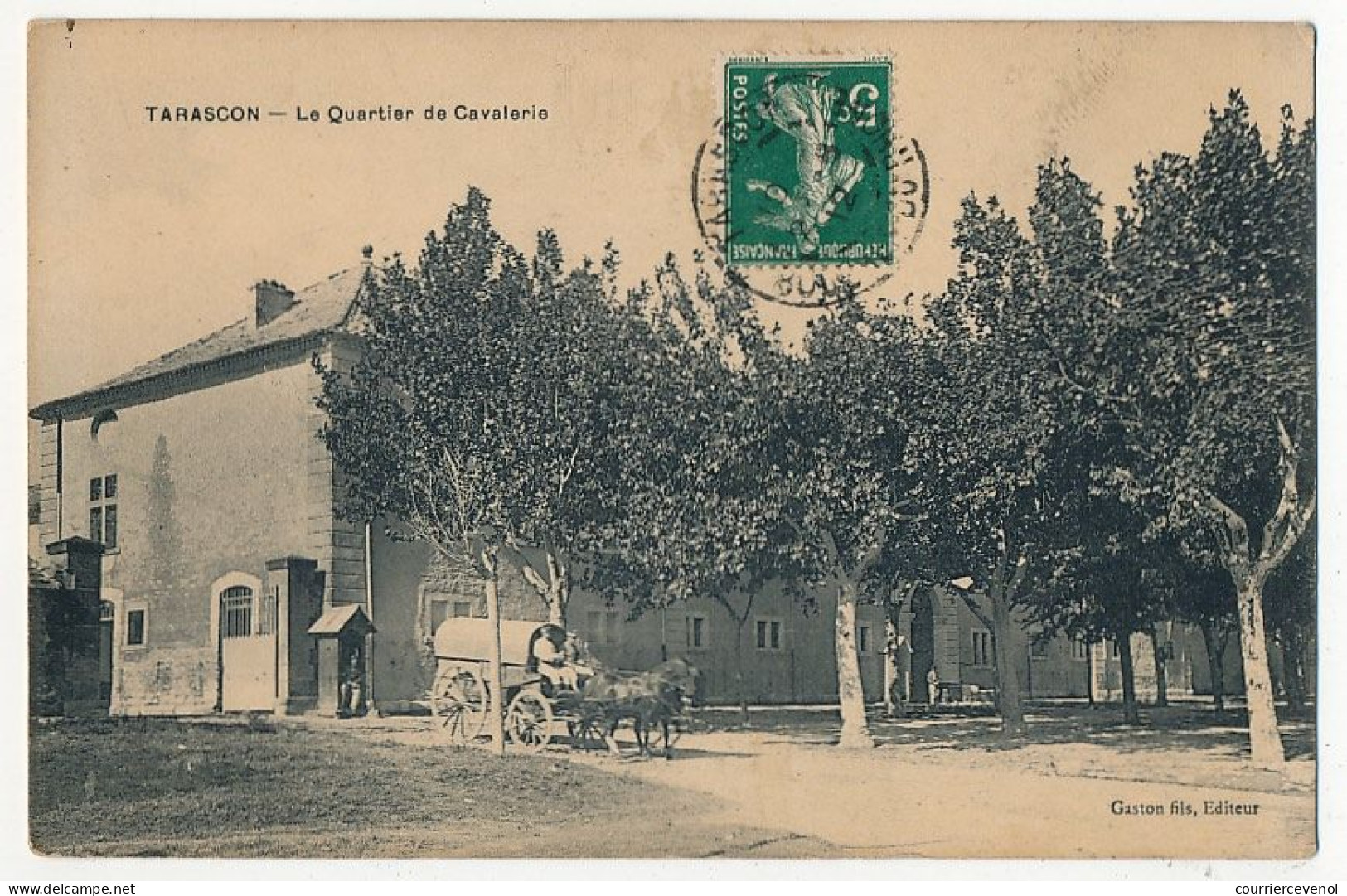 CPA - TARASCON (B Du R) - Le Quartier De Cavalerie - Tarascon