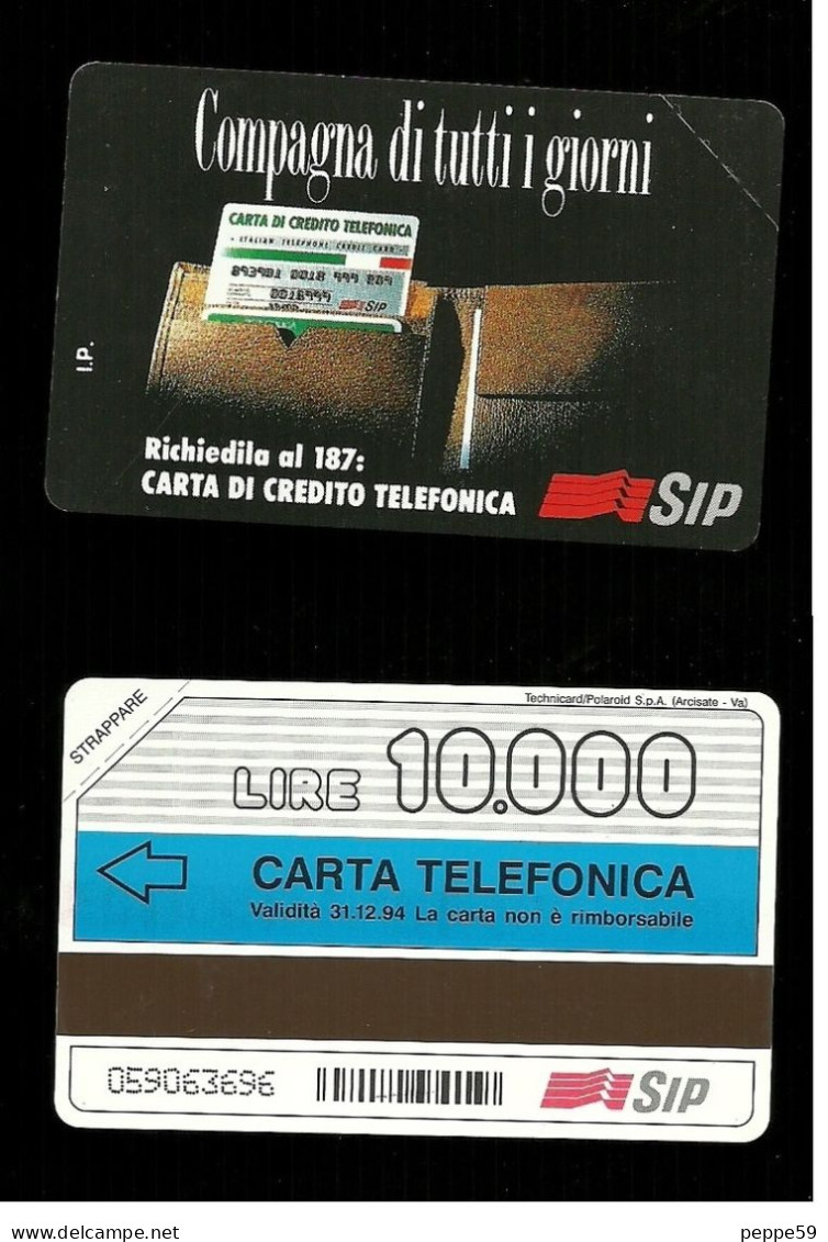 211 Golden - Compagna Di Tutti I Giorni Da Lire 10.000 ( Nuova ) 31-12-94 Tech-polaroid - Publiques Ordinaires