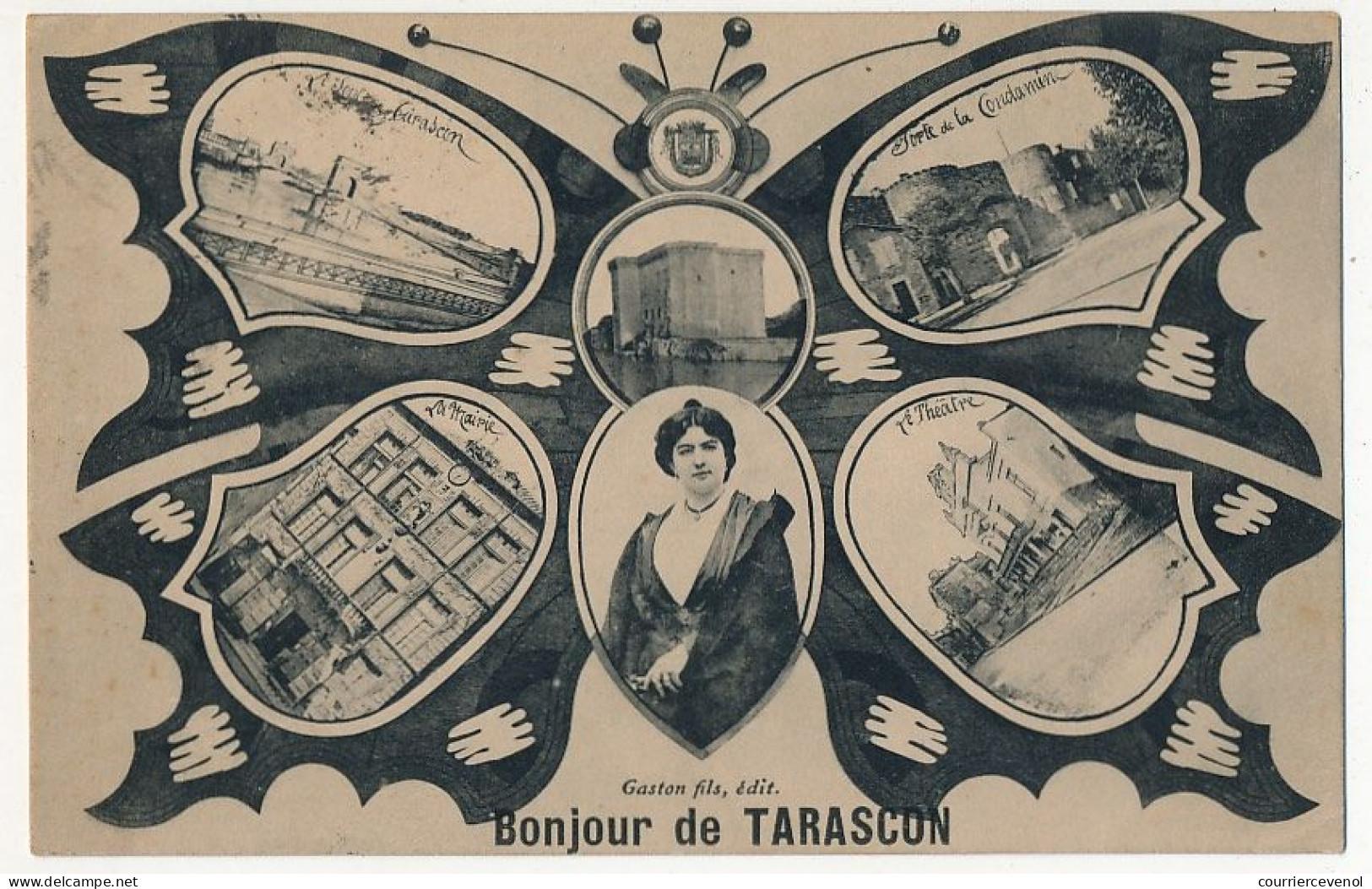 CPA - TARASCON (B Du R) - Bonjour De Tarascon - Tarascon