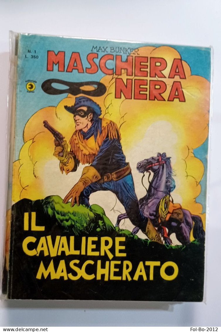 Maschera Nera Max Bunker N 1 Del 1977 - Premières éditions