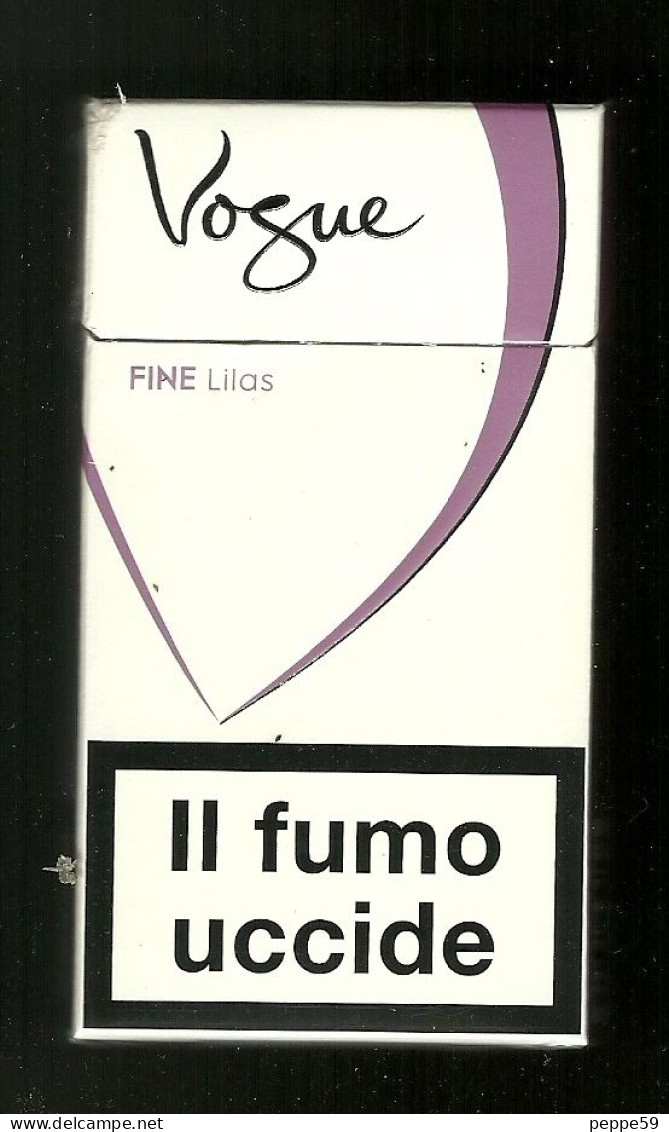 Tabacco Pacchetto Di Sigarette Italia - Vogue Lilas Da 20 Pezzi - Vuoto - Empty Cigarettes Boxes