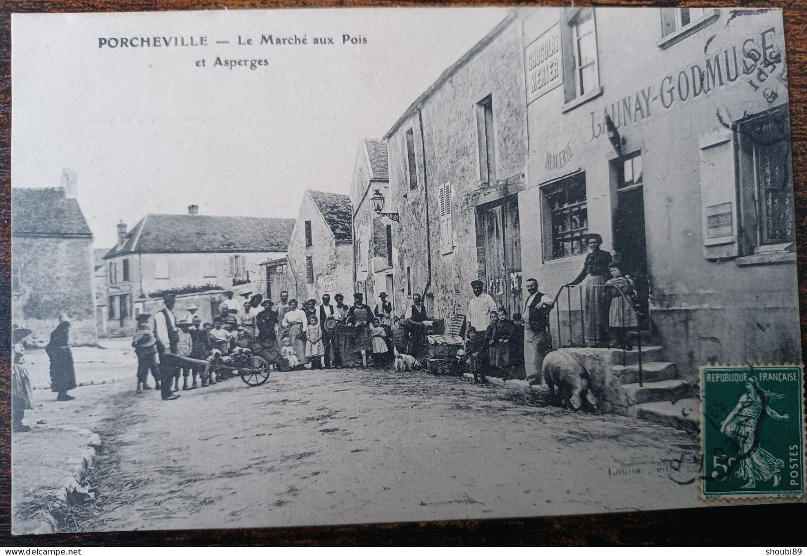 PORCHEVILLE LE MARCHÉ AUX POIX ET ASPERGES - Porcheville