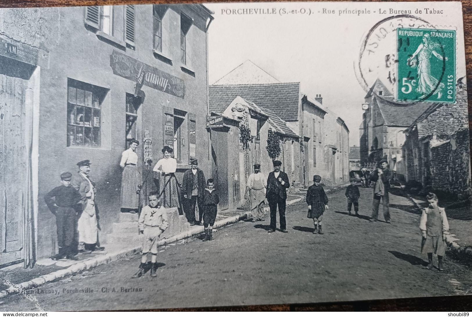 PORCHEVILLE RUE PRINCIPALE LE BUREAU DE TABAC - Porcheville