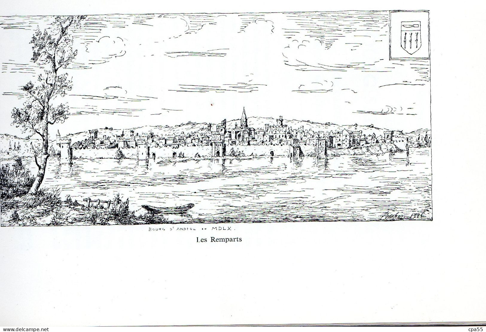 ARDECHE  -  LE VIEUX BOURG SAINT-ANDEOL   Par Robert Labrély - - Rhône-Alpes