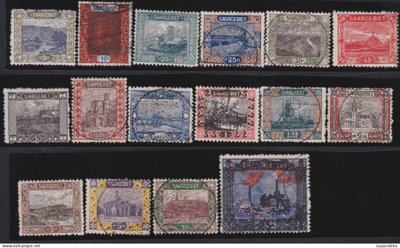 Sarre  -     Michel   -     53A/69      -     O  Und  *      -    Gestempelt Und Ungebraucht - Used Stamps