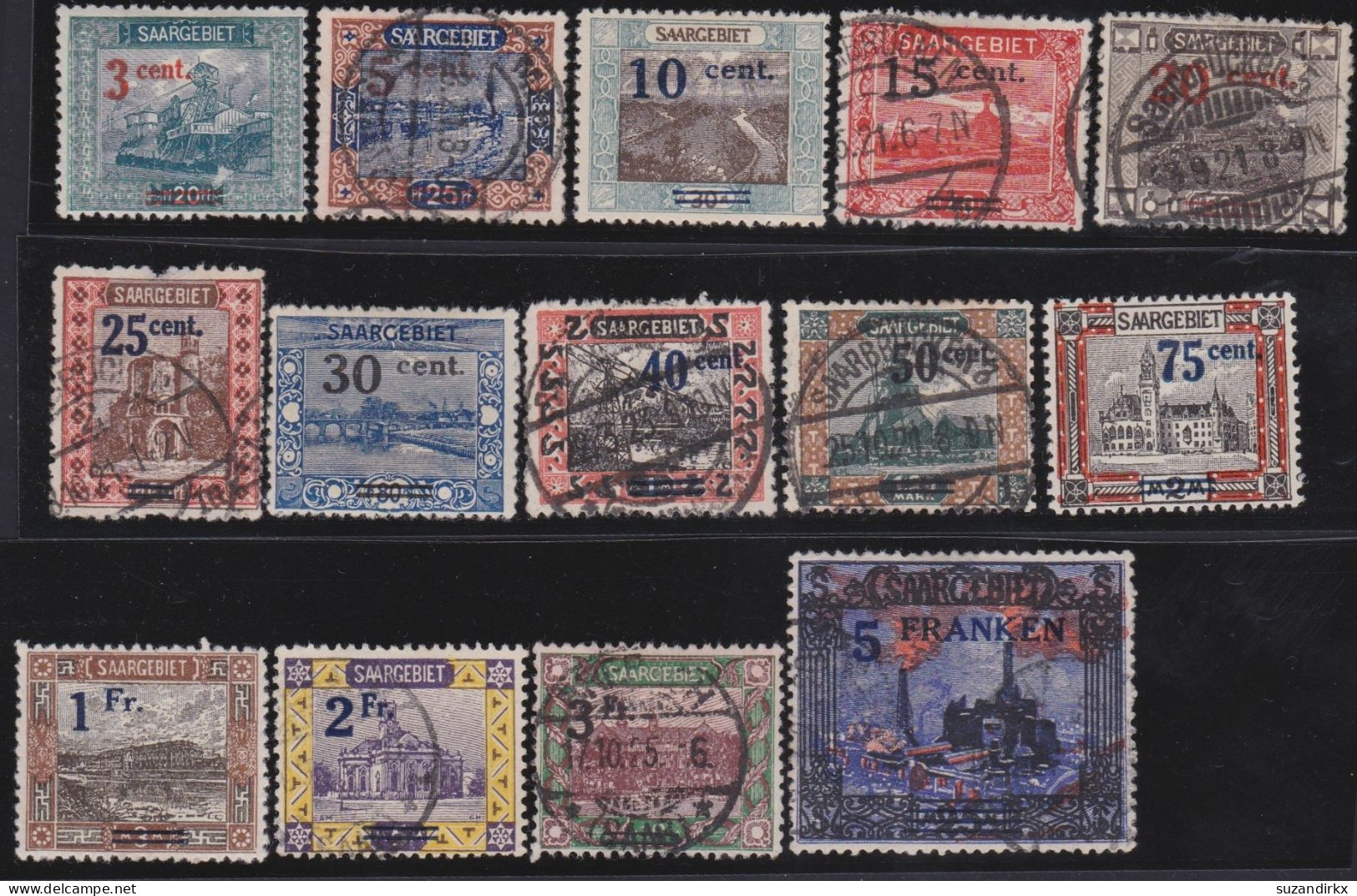 Sarre  -     Michel   -    70/83      -     O  Und  *      -    Gestempelt Und Ungebraucht - Used Stamps