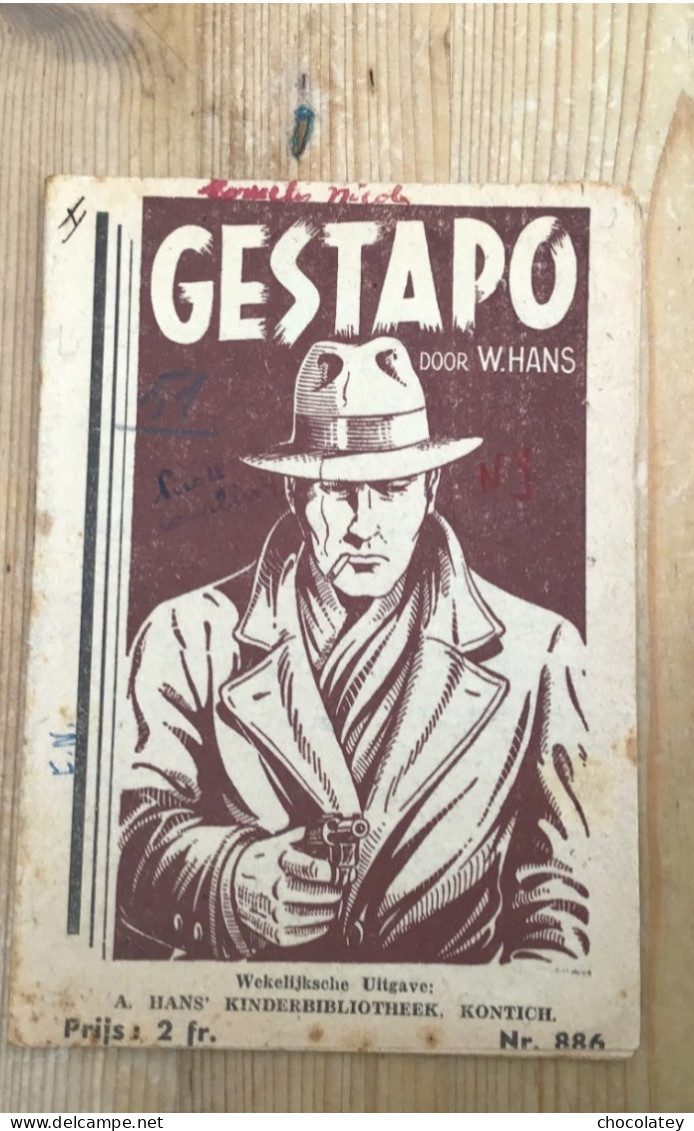 Gestapo W Hans Kontich - Guerre 1939-45
