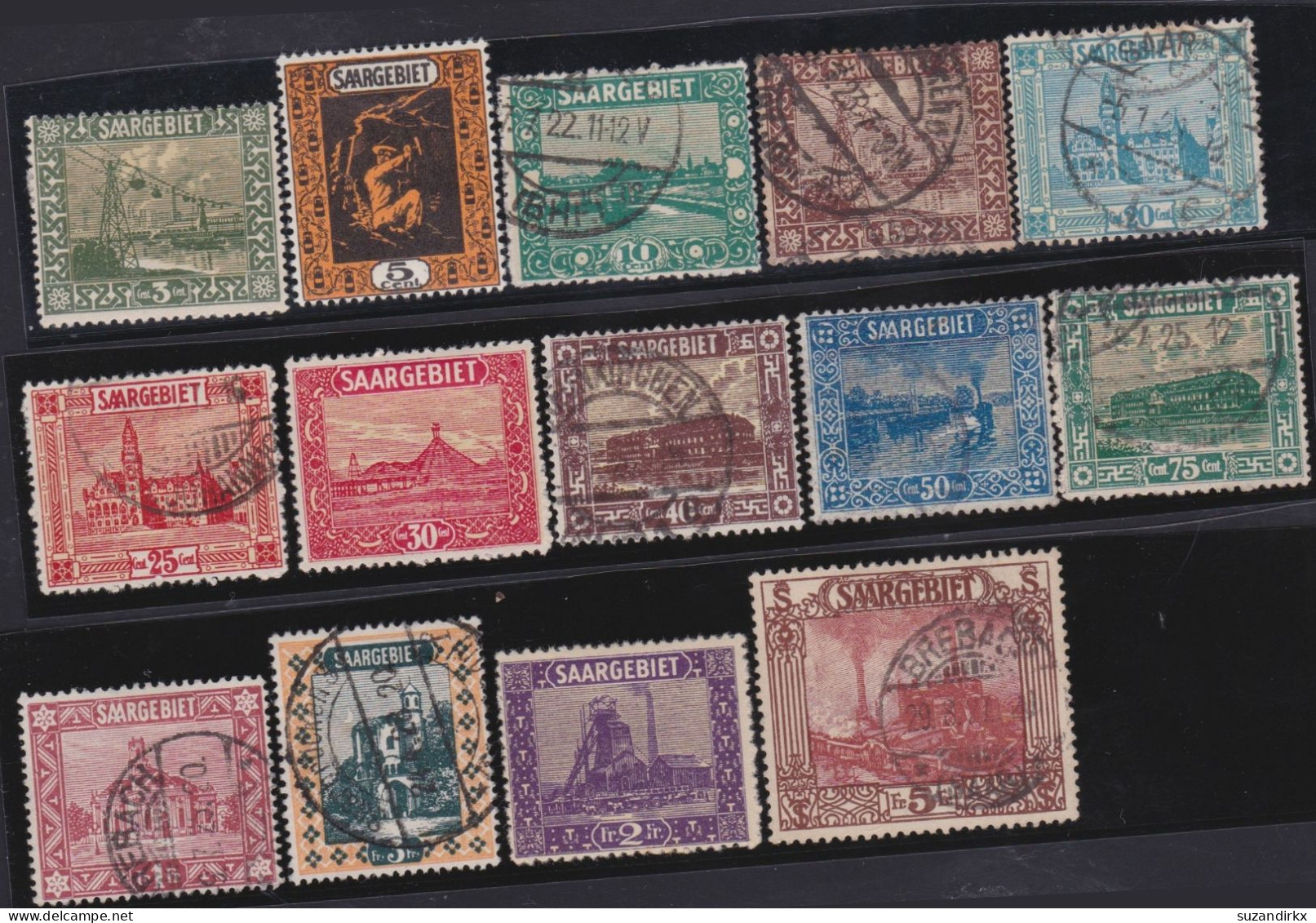 Sarre  -     Michel   -     84/97     -     O  Und  *      -    Gestempelt Und Ungebraucht - Used Stamps