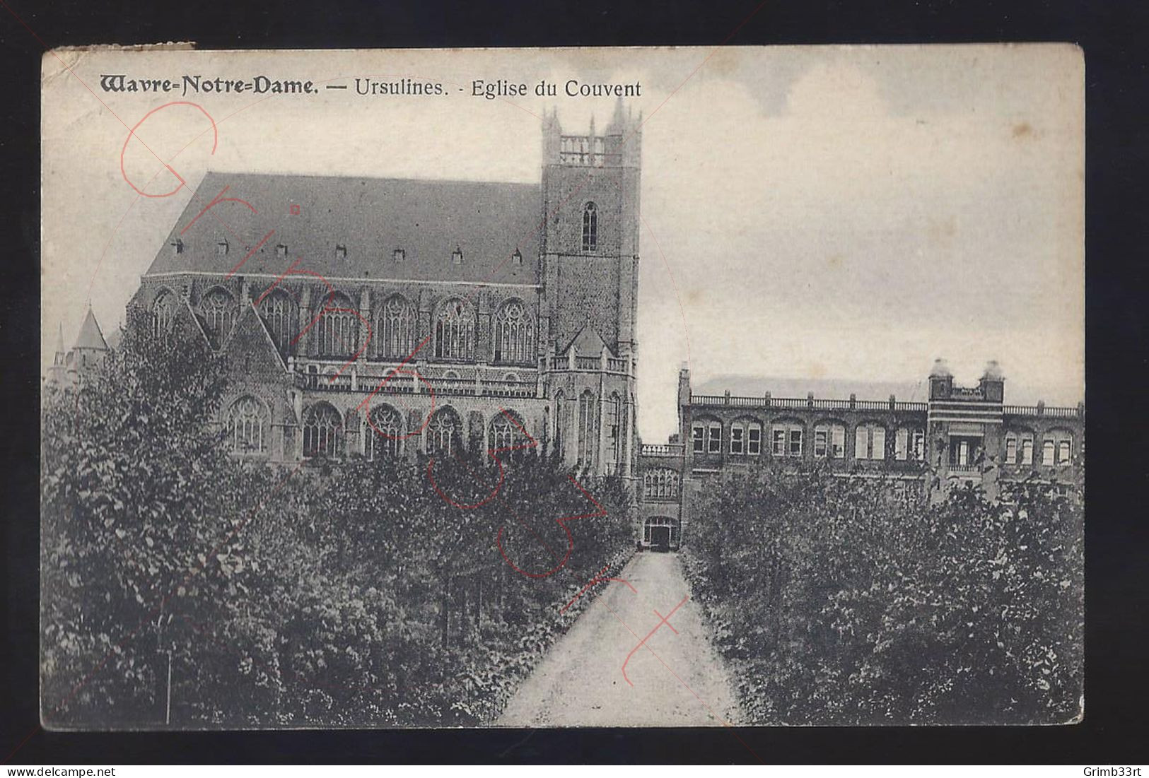 Wavre-Notre-Dame - Ursulines - Eglise Du Couvent - Postkaart - Waver