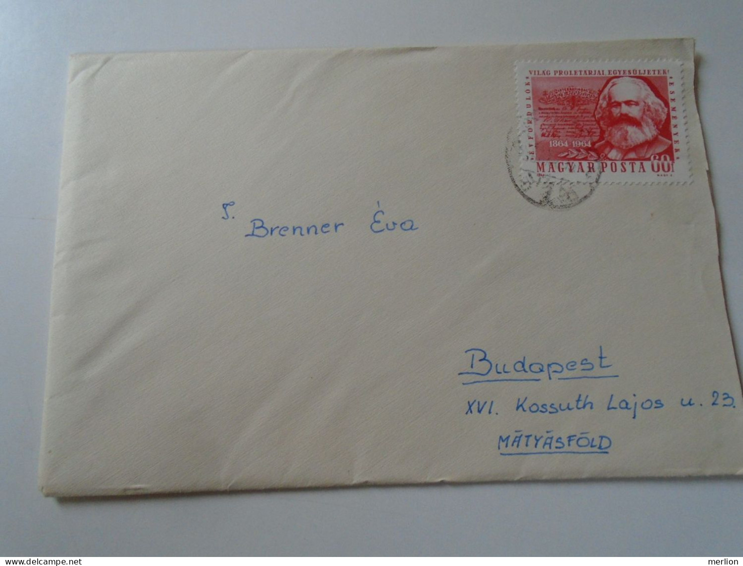 D199191 Hungary  Cover  1965  Orosháza   Stamp  Karl Marx Sent To Budapest -with Content    Brenner - Briefe U. Dokumente