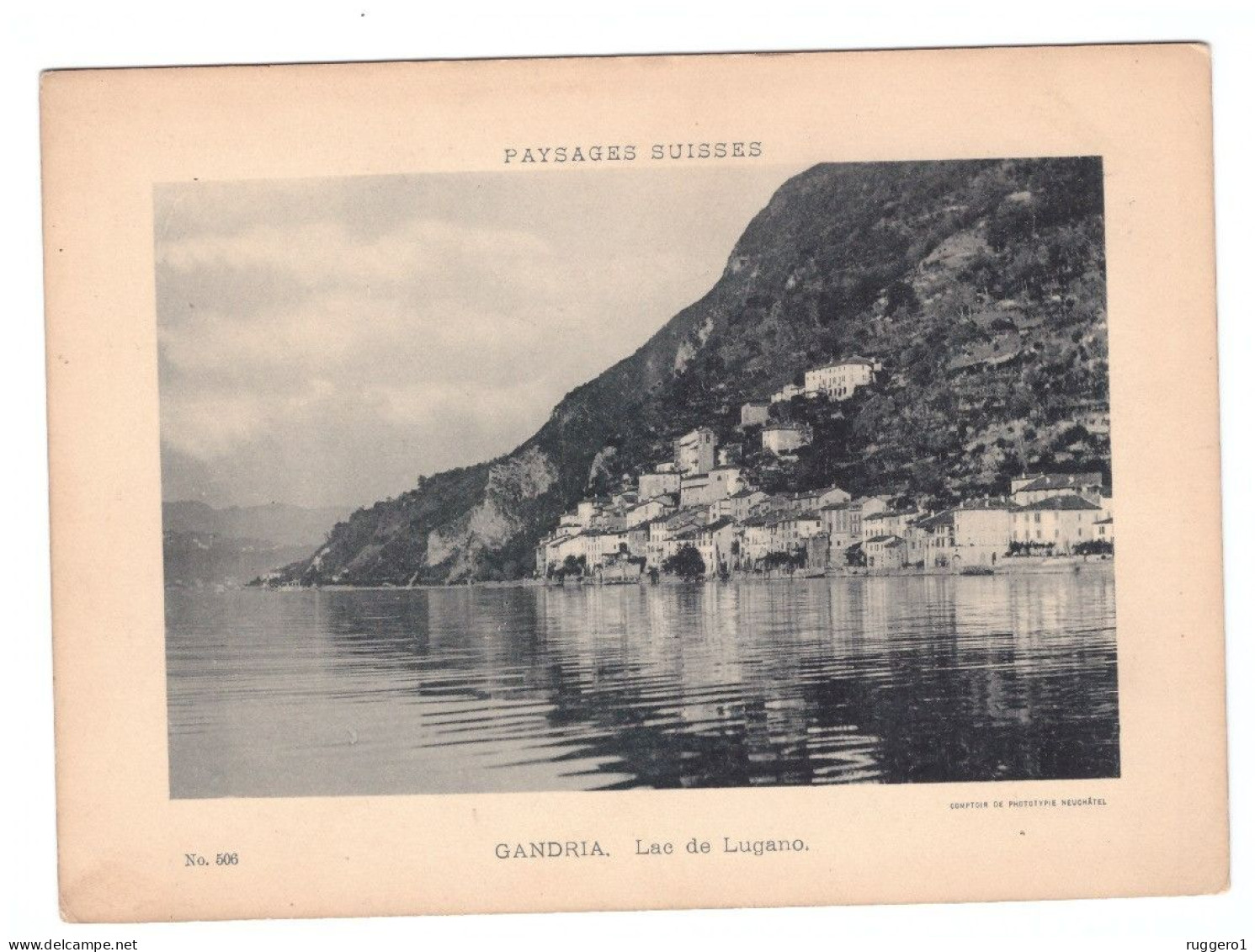 Paysages Suisses Gandria Lac De Lugano - Europa