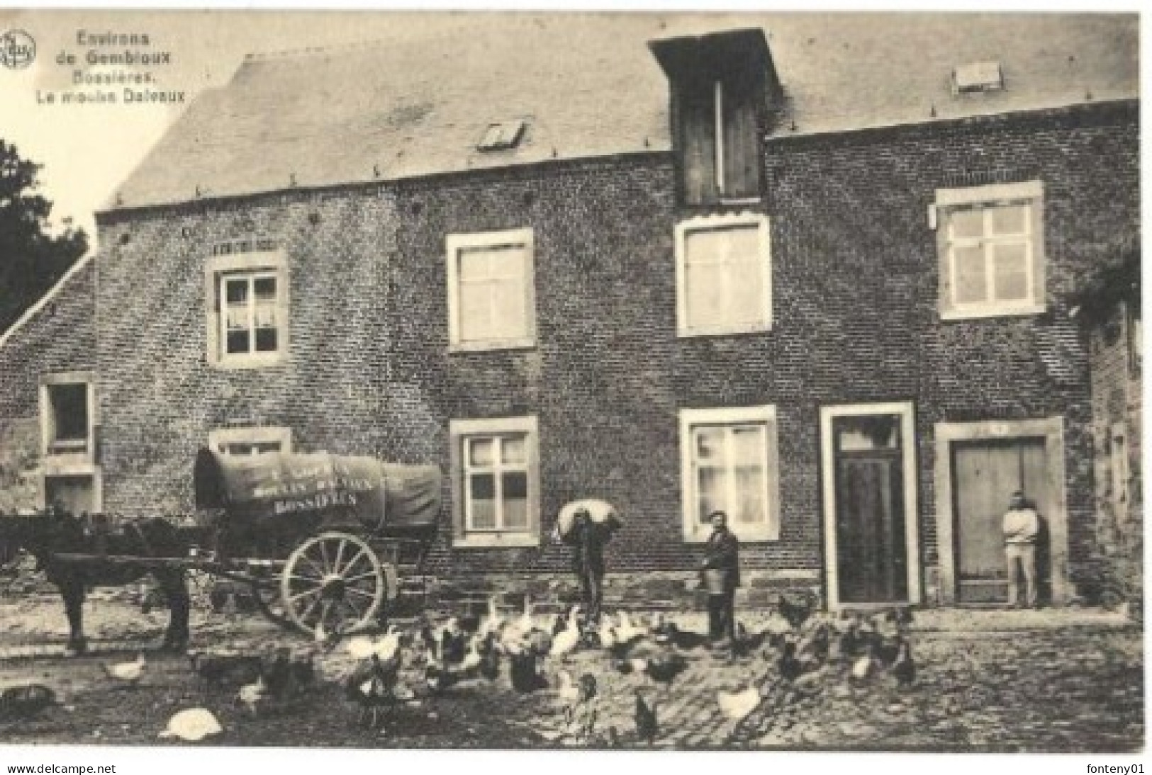 Bossières  --  Le Moulin Dalvaux  - Avec Attelage Du Moulin - Gembloux