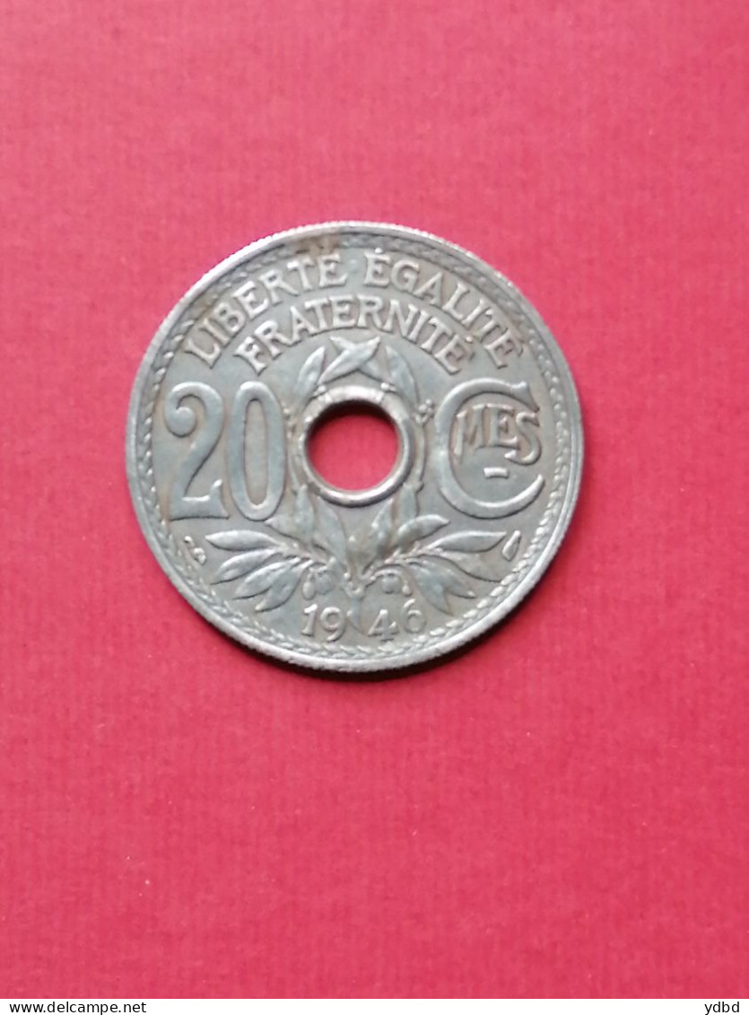 FRANCE = MONNAIE  DE 20 CENTIMES  DE 1946 - 20 Centimes