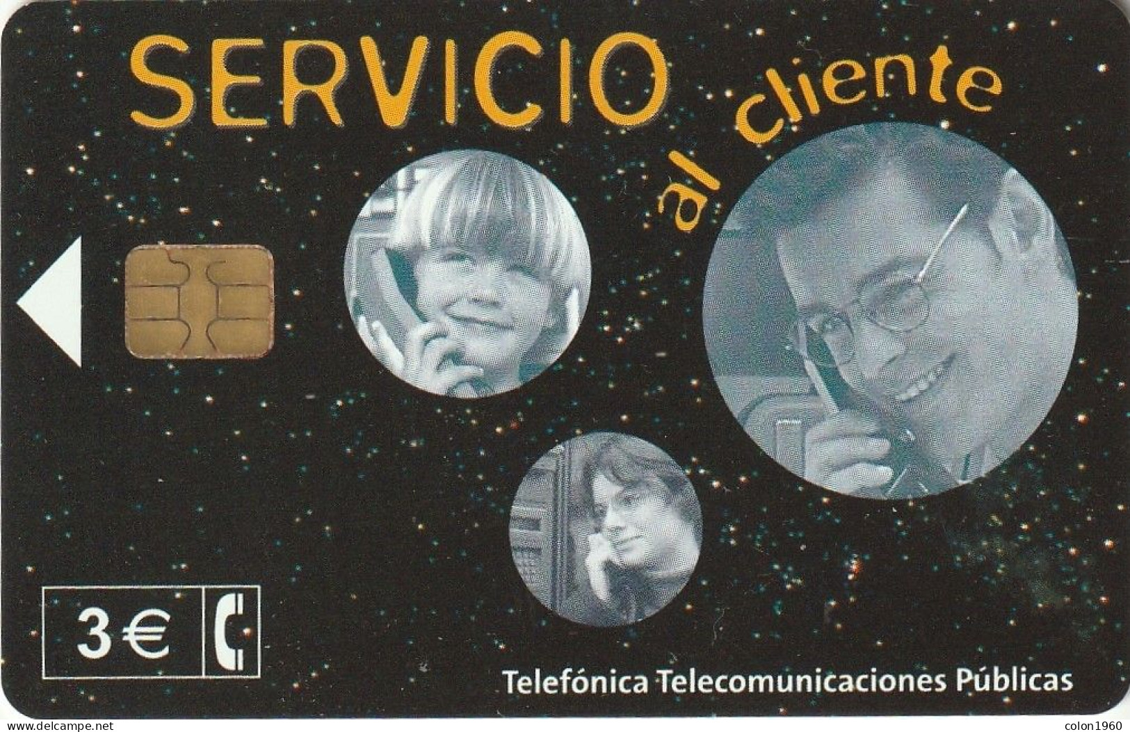 ESPAÑA. P-495. Servicio Al Cliente. 3€. 05-2002. 26200 Ex. (476) - Private Issues