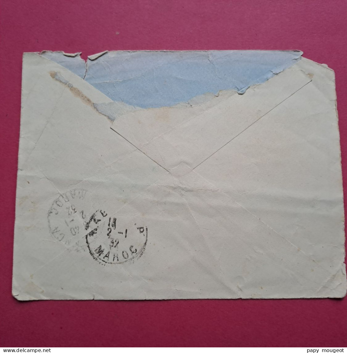 Lettre Recommandée Par Avion De Dakar Pour Rabat (Maroc) 31-12-1931 - Enveloppe Usagée - Airmail