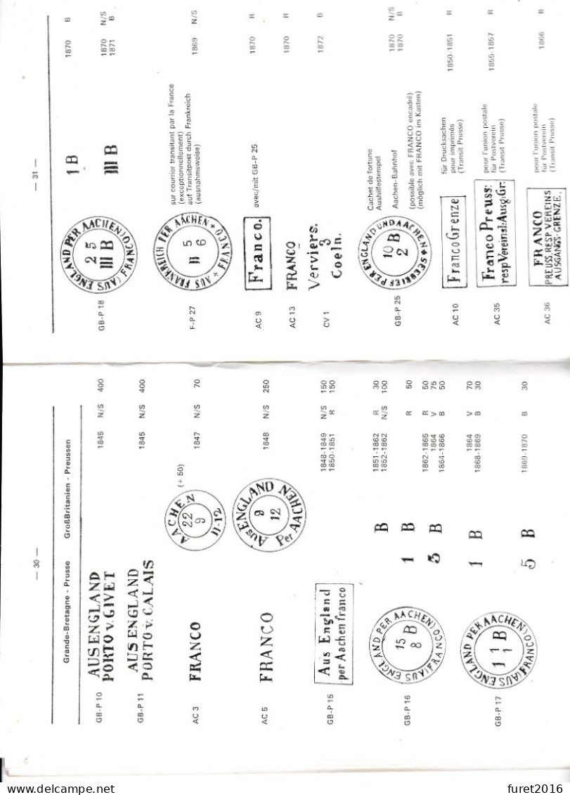 LIVRE CATALOGUE DES MARQUES DE PASSAGE Par Van Der Linden Tome 1  15.5 X 24  Cm 63 Pages - Manuales