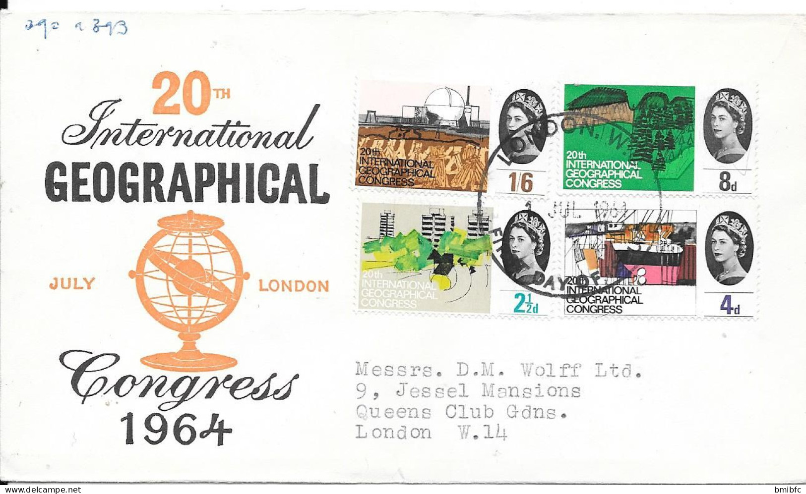 British Scientific Discoveries 1967 Et International Geographical Congress 1964 - 1952-1971 Em. Prédécimales