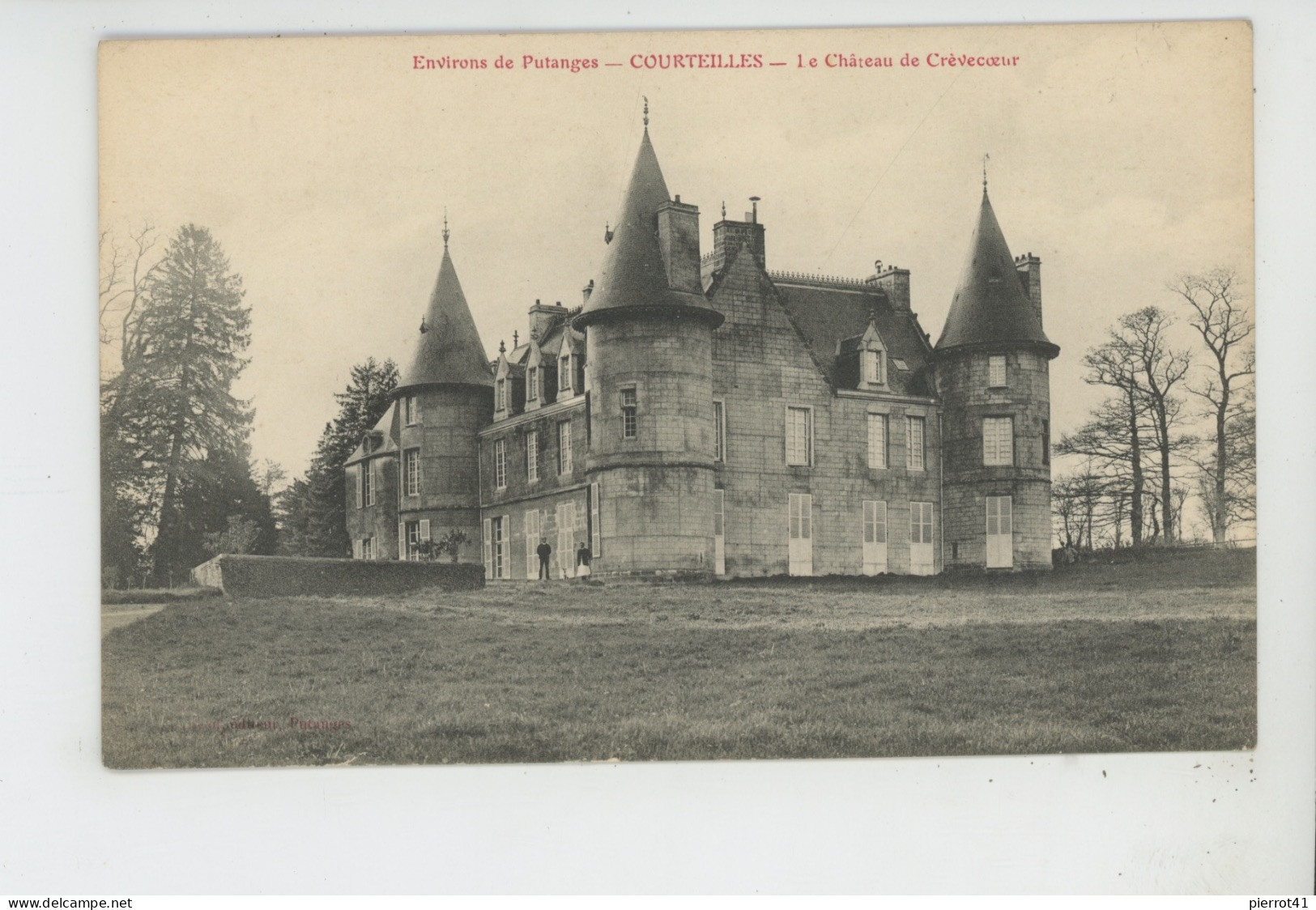 PUTANGES (environs) - COURTEILLES - Le Château De CREVECOEUR - Putanges