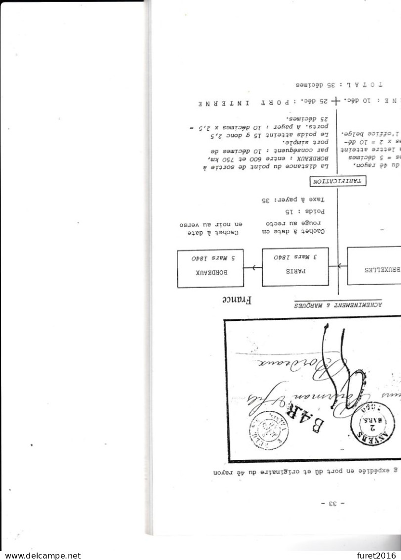 LIVRE LES PREMIERS TARIFS POSTAUX EN BELGIQUE  Par Vanhingeland  Format A4   64 Pages - Manuales