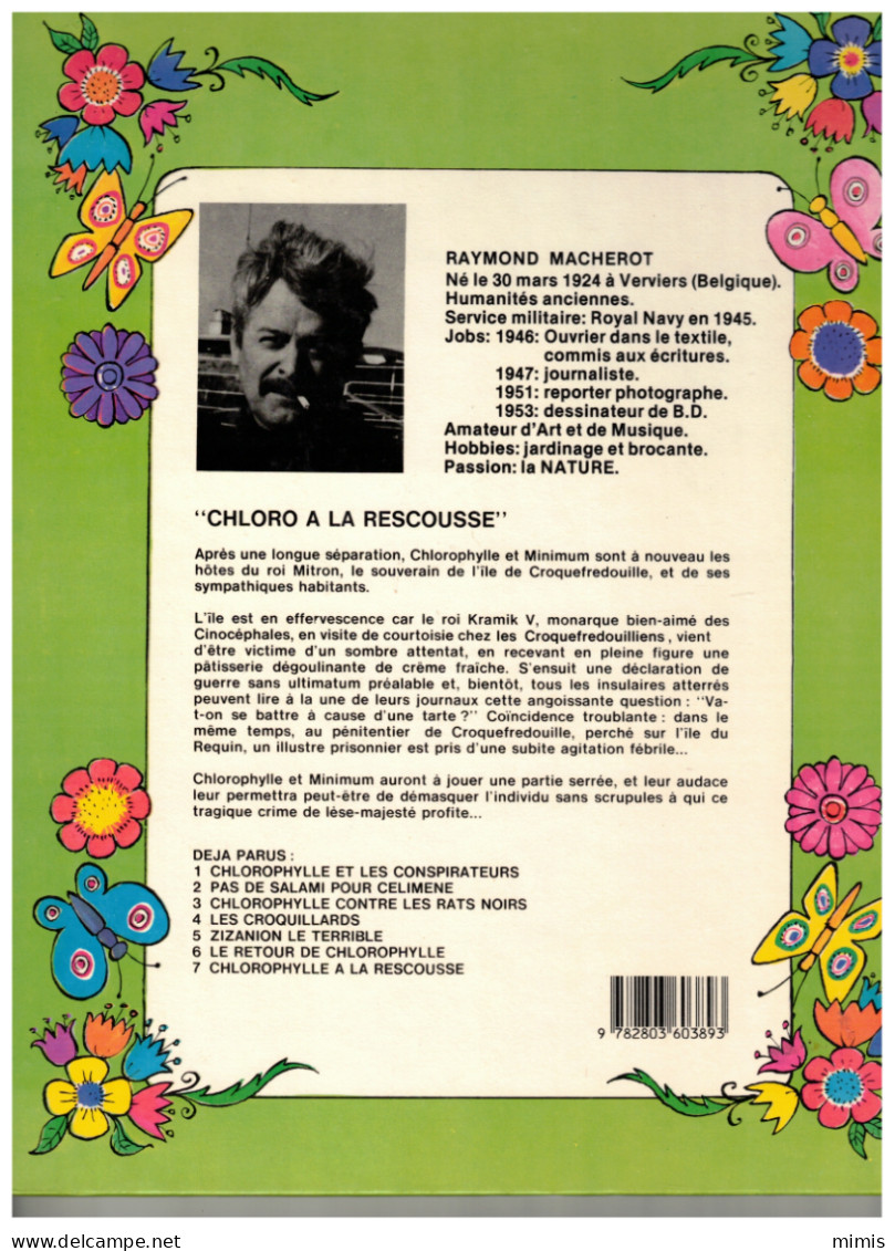 CHLOROPHYLLE A La Rescousse  T 7  E.O. 03/1983 - Chlorophylle