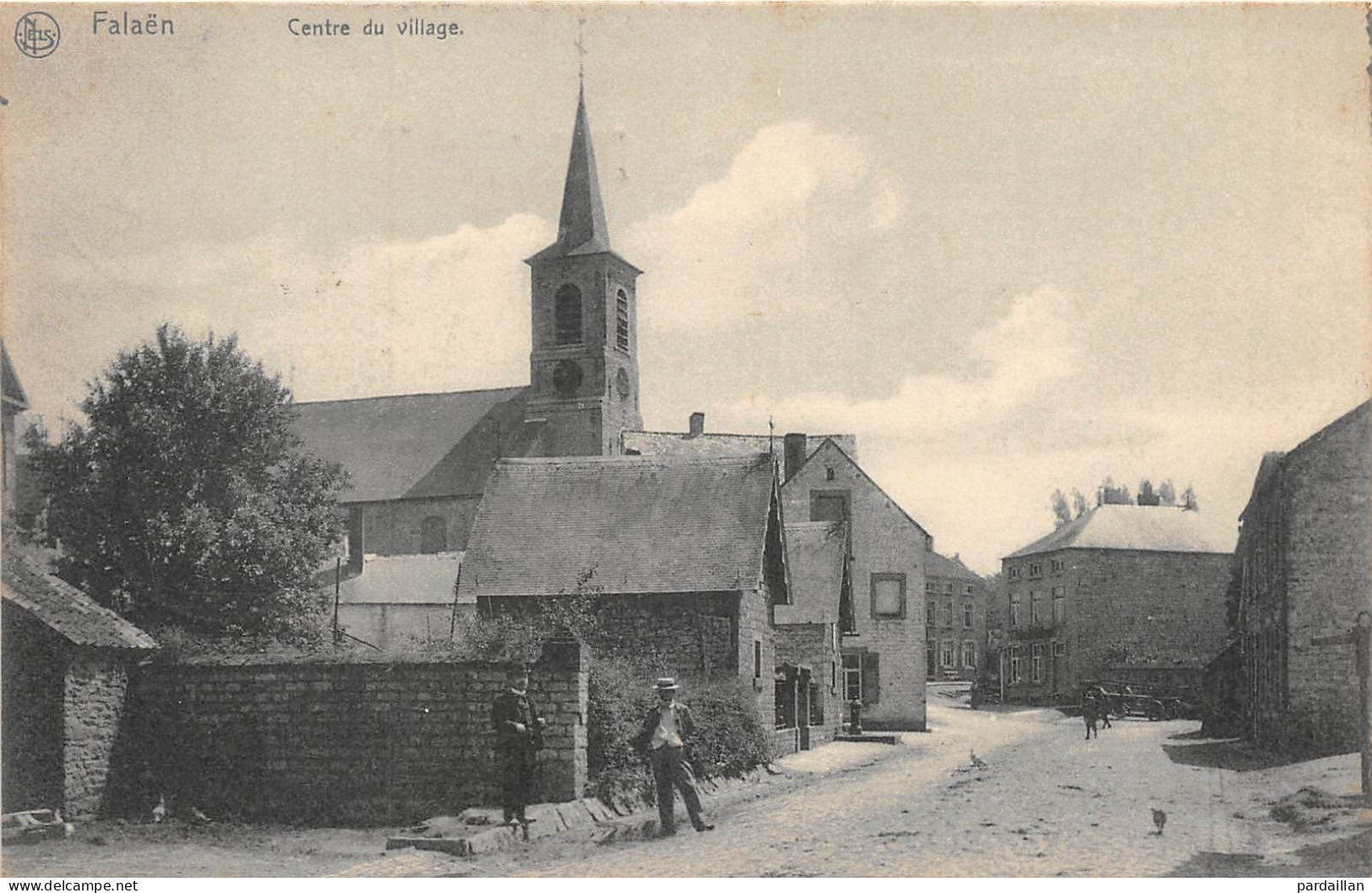 BELGIQUE.  ONHAYE. FALAËN. CENTRE DU VILLAGE. 1909 - Onhaye