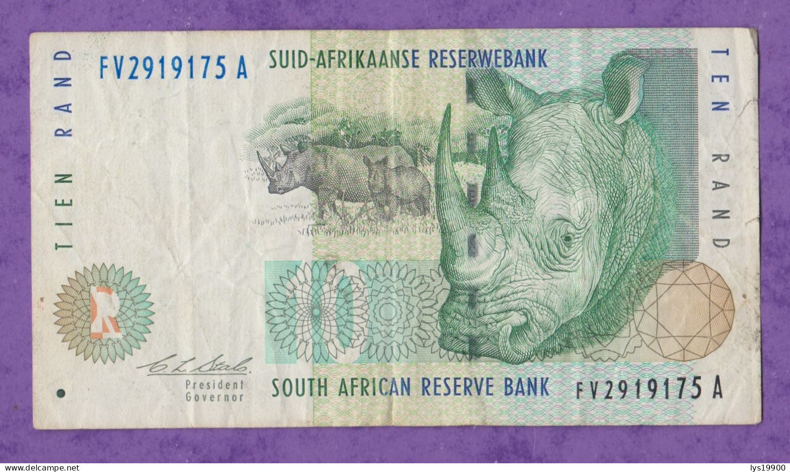 10 Rand 1993 Afrique Du Sud - Suráfrica